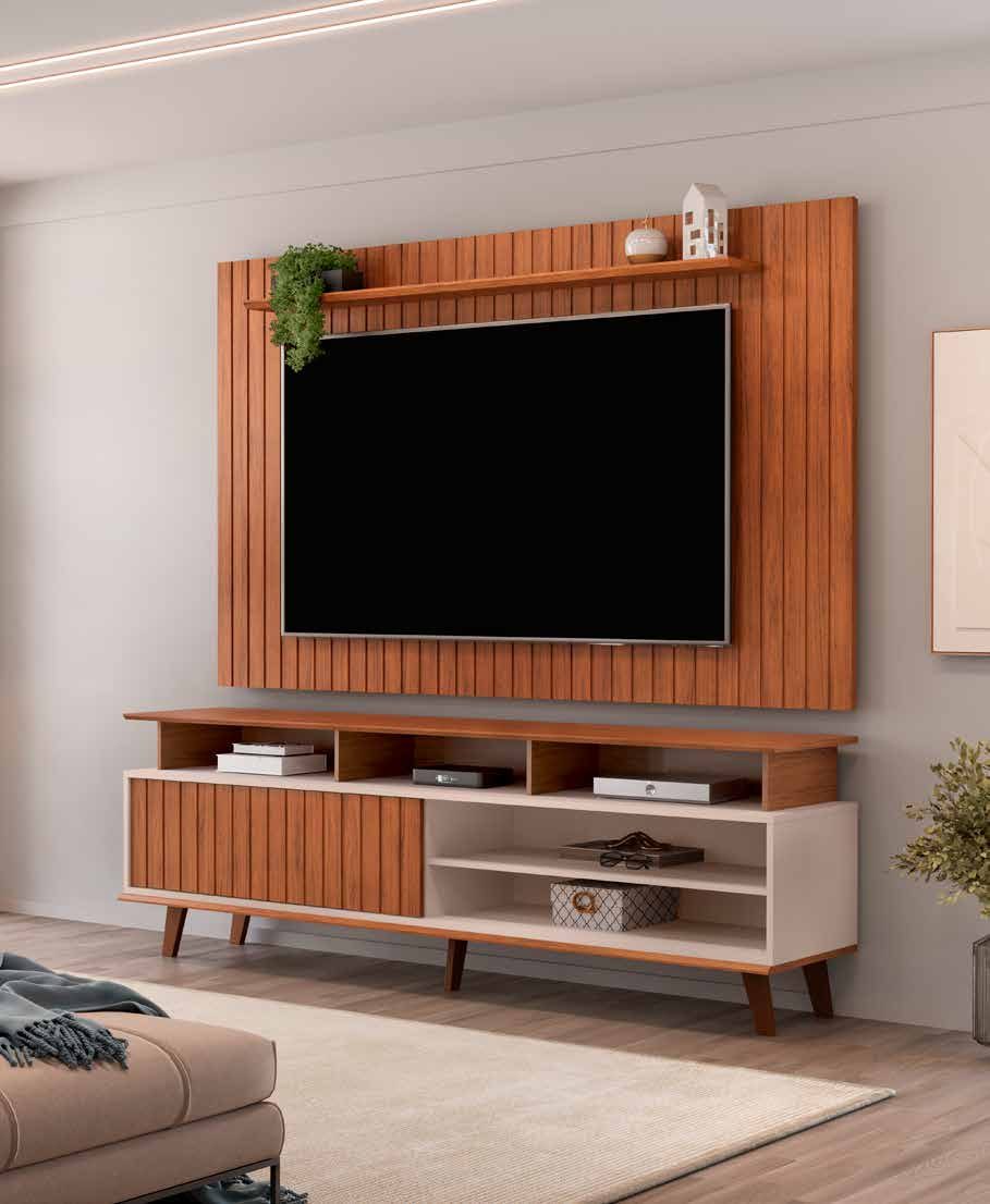 Rack Flow e Painel Lume