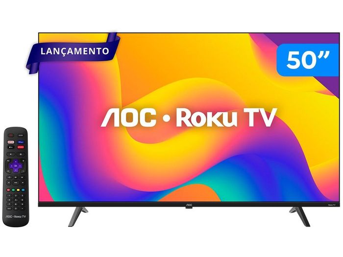 Smart TV AOC DLED Roku 4K